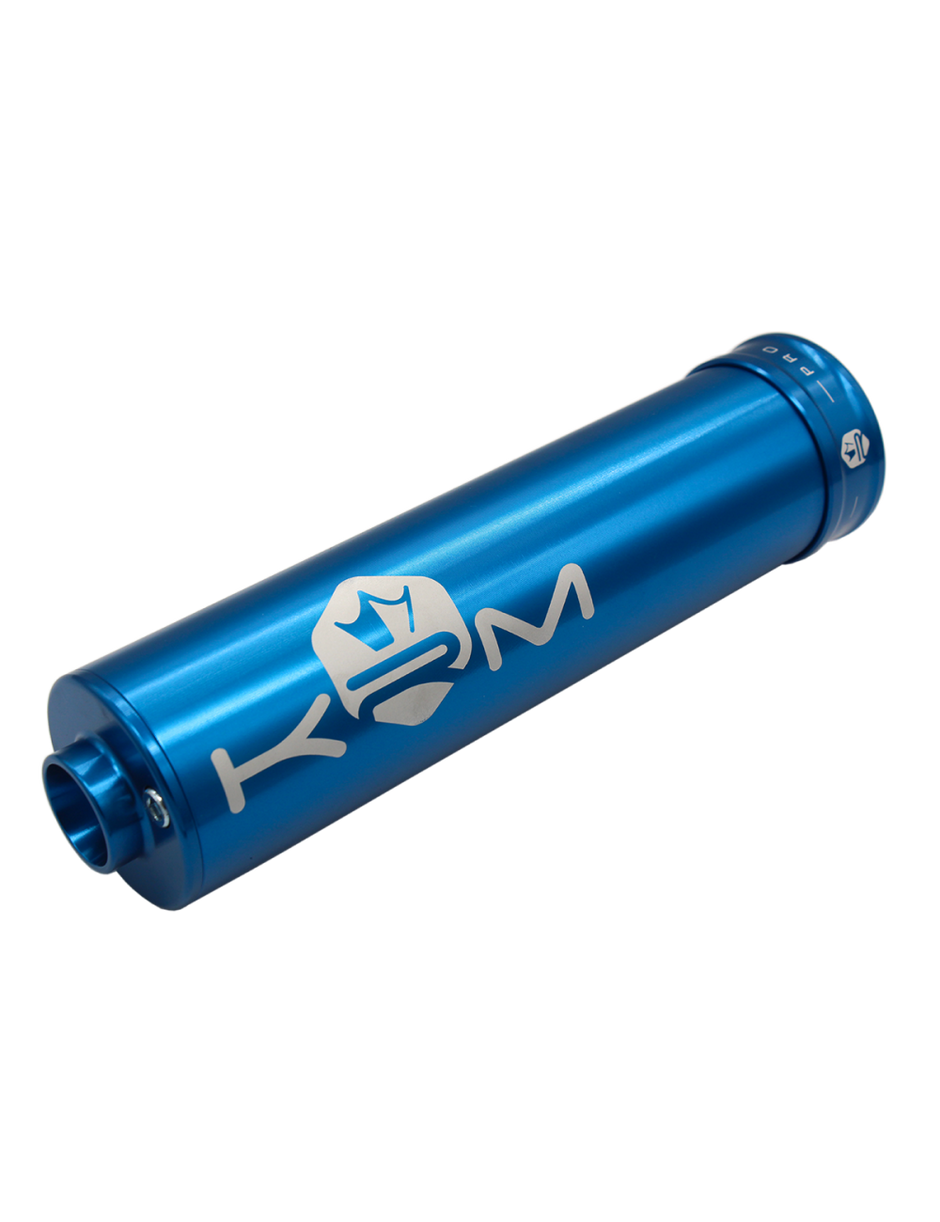 Aluminium Ljuddämpare 70–90cc – KRM Pro Ride I Helfärgat