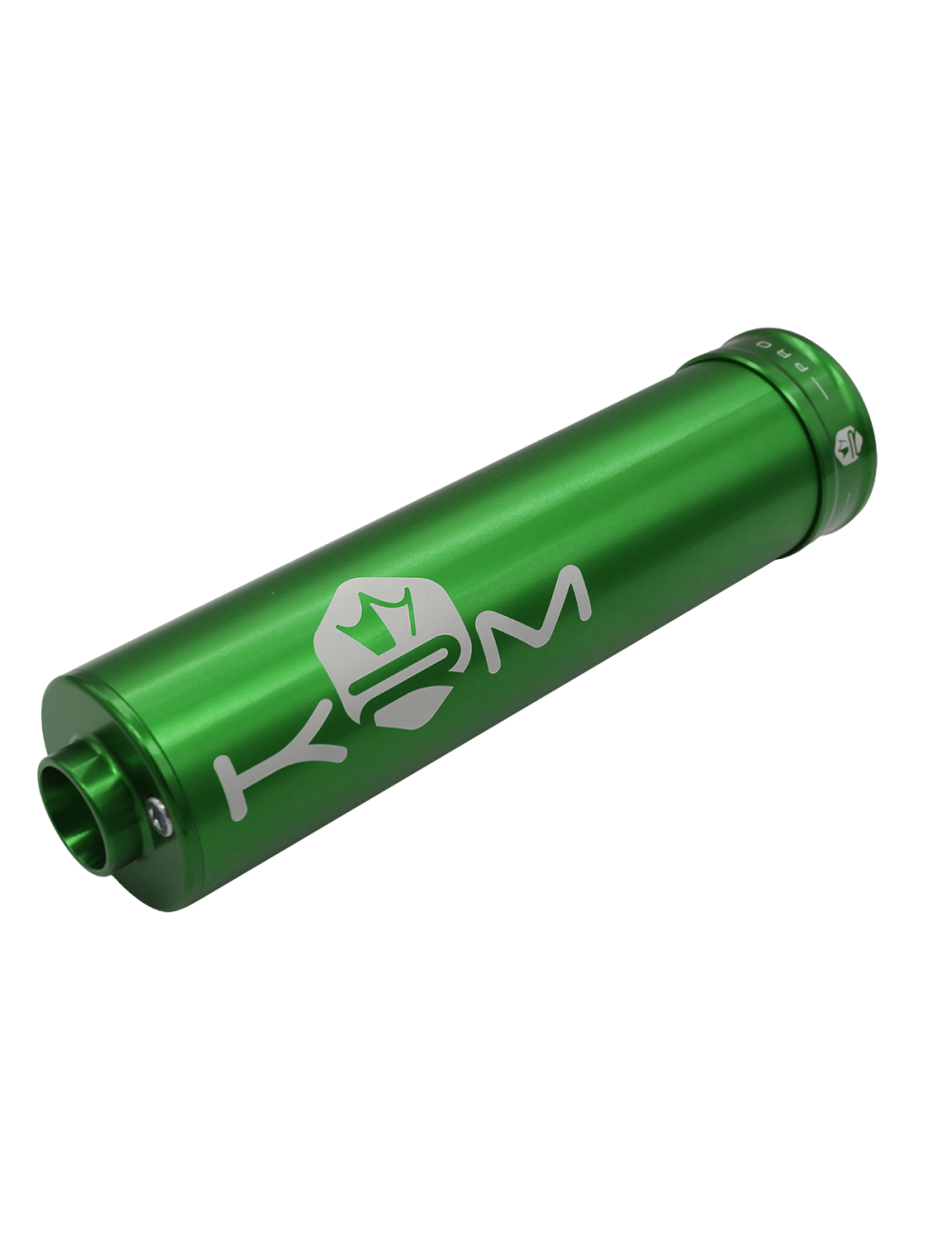 Aluminium Ljuddämpare 70–90cc – KRM Pro Ride I Helfärgat