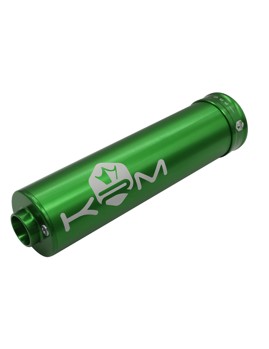 Aluminium Ljuddämpare 70–90cc – KRM Pro Ride I Helfärgat