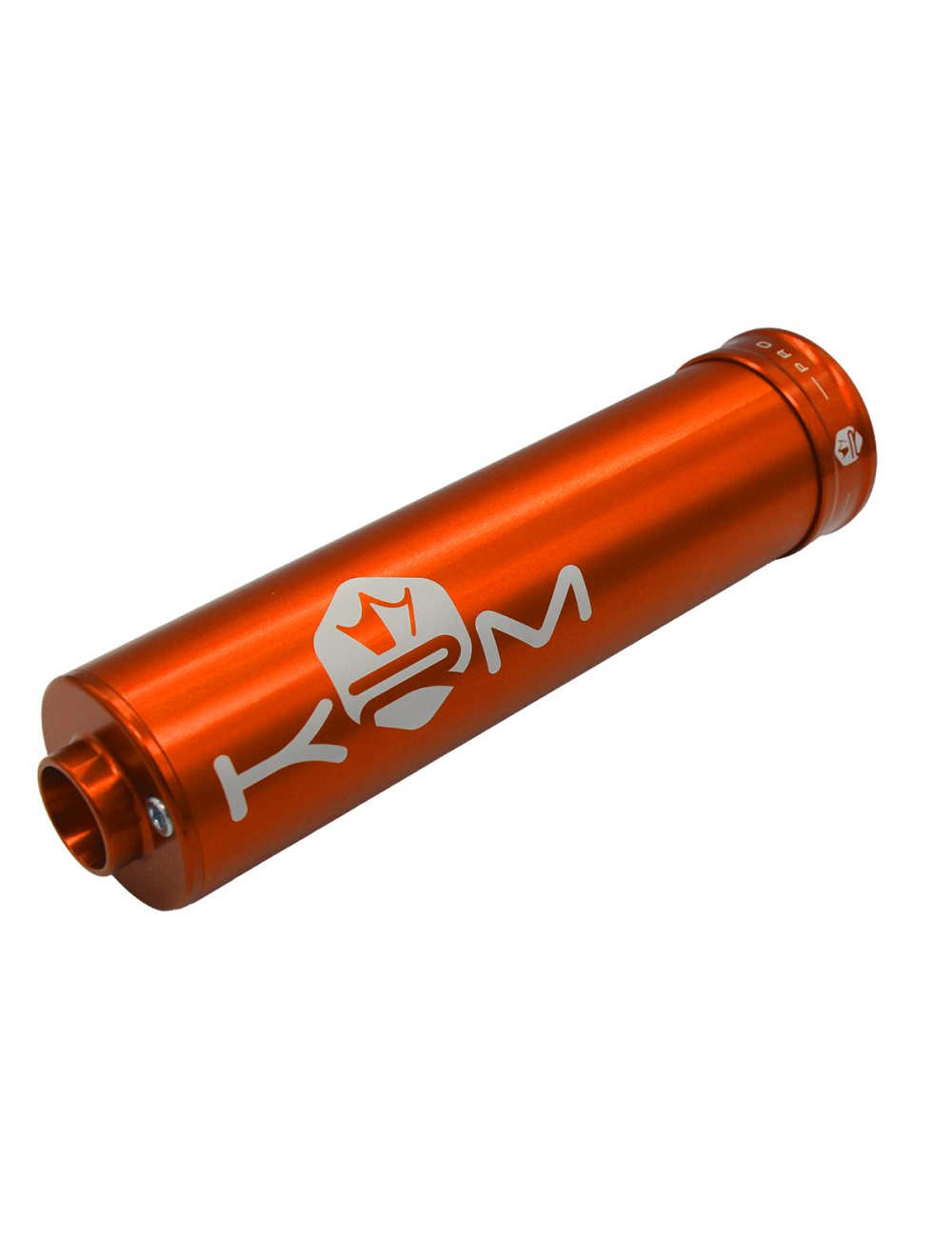Aluminium Ljuddämpare 70–90cc – KRM Pro Ride I Helfärgat